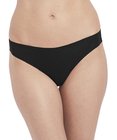 Beyond Naked Cotton Thong (Black) by Wacoal