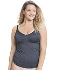 Sugar Candy Non-wired Singlet (Charcoal) by Cake