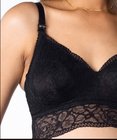 Heroine Nursing Bralette (Black) by Hotmilk