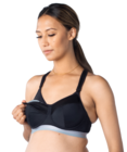 Reactive Sports Bra (Black) by Hotmilk