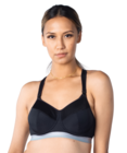 Reactive Sports Bra (Black) by Hotmilk