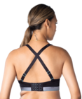 Reactive Sports Bra (Black) by Hotmilk