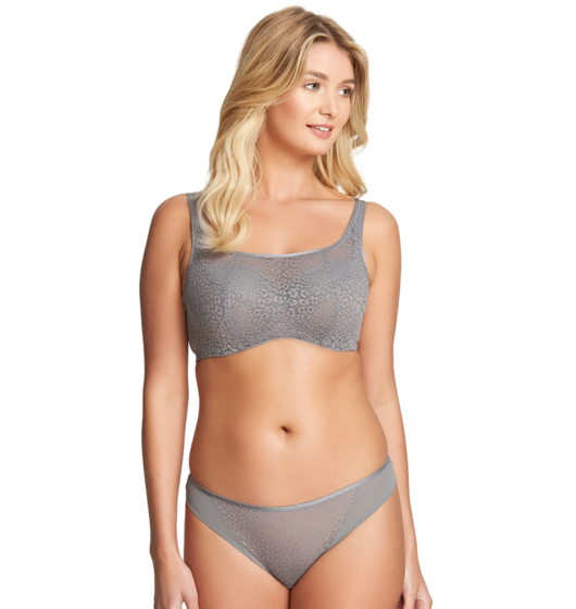 Sofia Dare Bralette (Frost Grey) by Cleo