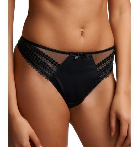 Rebecca Thong (Black) by Fantasie