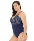 Plain Sailing Non Wired Swimsuit (Midnight Stripe) by Elomi