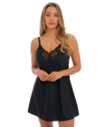 Reflect Chemise (Black) by Fantaise