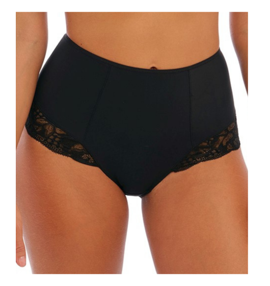 Reflect Hi Waist Brief (Black) by Fantasie 