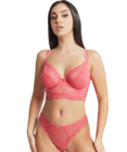 Selena Longline Bra (Paradise Pink) by Cleo