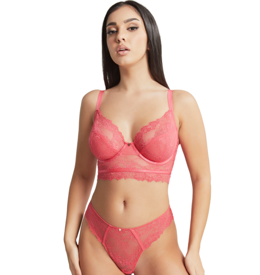 Selena Longline Bra (Paradise Pink) by Cleo