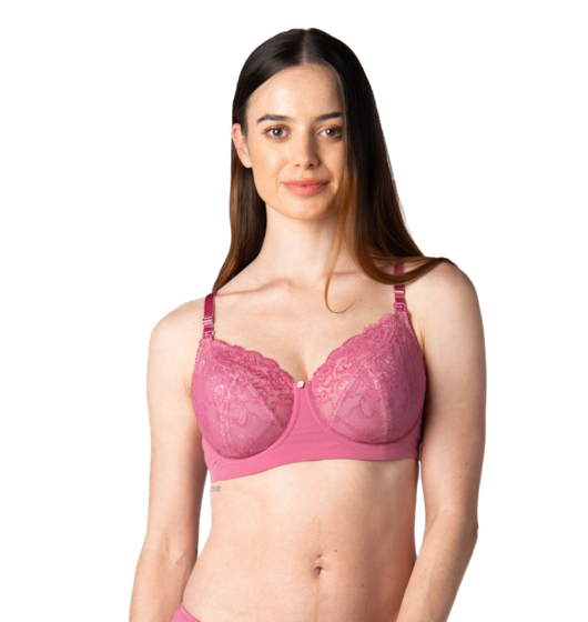 Temptation Flexi-wire Nursing bra (Rose) by Hotmilk