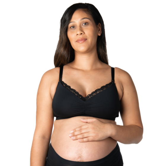 Serenity Multifit Nursing Bra (Black) by Hotmilk