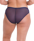 Wonderfull Vibe High Leg Brief (Navy) by Curvy Kate