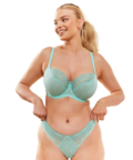 Blossom Brazilian Brief (Jade) by Cleo