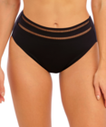 East Hampton High Waist Bikini Brief (Black) by Fantasie