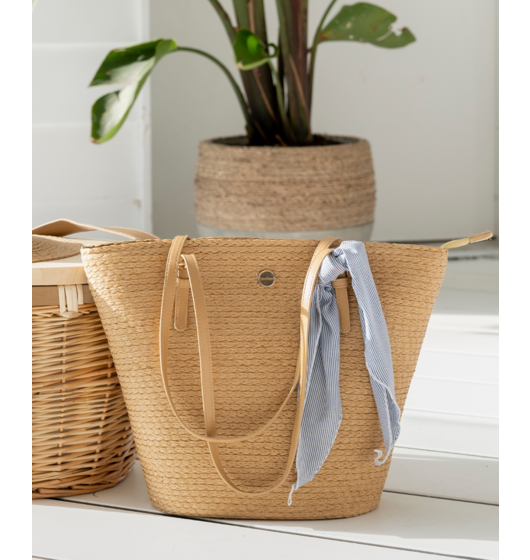 Summerdaise Pinstripe Scarf  Bag