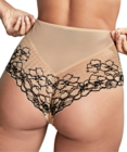 Envy Deep Brief (Sand & Black) by Panache