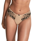 Envy Thong (Sand & Black) by Panache