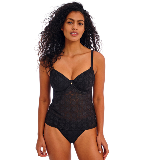 Nomad Nights Tankini (Black) by Freya