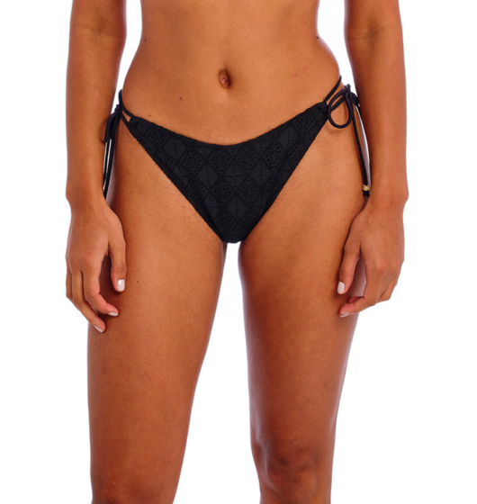 Nomad Nights High Leg Bikini Brief (Black) by Freya