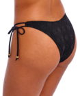 Nomad Nights High Leg Bikini Brief (Black) by Freya