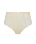 Envy Deep Brief (Lemon & White) by Panache