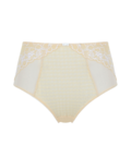 Envy Deep Brief (Lemon & White) by Panache