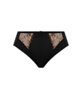 Teagan High Leg Brief (Black & Almond) by Elomi