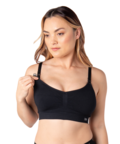 My Necessity Seamless Nursing Bra (Black) by Hotmilk