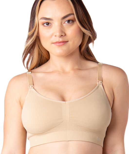 My Necessity Seamless Nursing Bra (Frappe) by Hotmilk