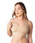 My Necessity Seamless Nursing Bra (Frappe) by Hotmilk
