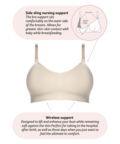 My Necessity Seamless Nursing Bra (Frappe) by Hotmilk