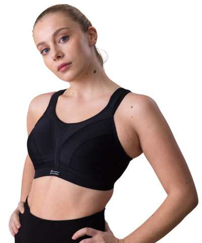 Active D+ Classic Sports Bra (Black) by Shock Absorber - Wirefree