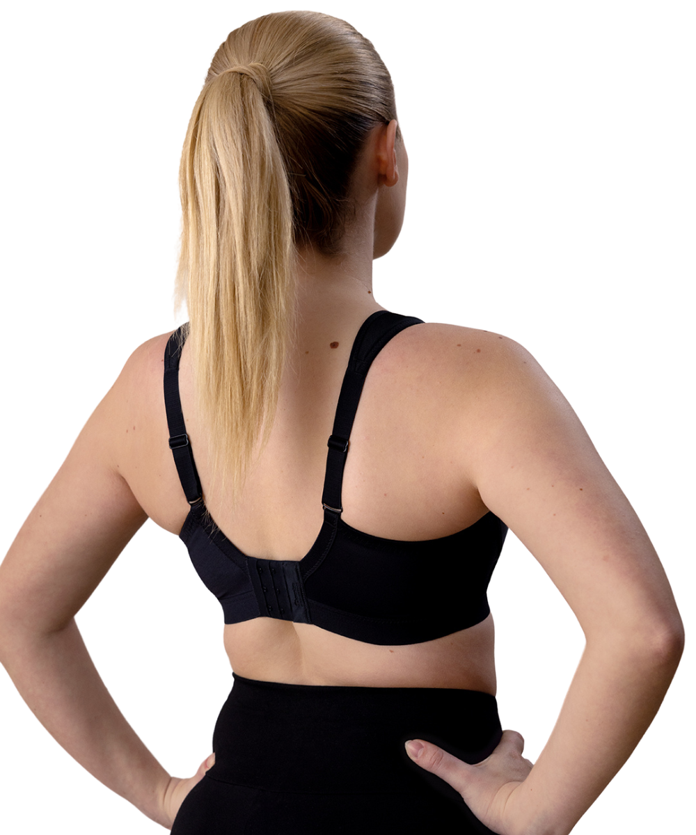 Active D+ Classic Sports Bra (Black) by Shock Absorber - Wirefree