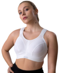Active D+ Classic Sports Bra (White) by Shock Absorber