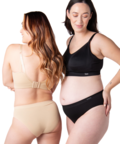 My Necessity Bikini Brief 2 Pk (Black & Frappe) by Hotmilk