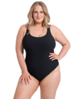 Deep Dive One Piece (Black) by Curvy Kate