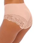 Reflect Hi Waist Brief (Black) by Fantasie