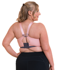 Everymove Wired Sports Bra (Blush) by Curvy Kate