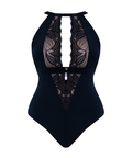 Indulgence Stretch Lace Body Suit Black