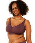 Sugar Candy Non-Wired Bra (Plum) by Cake