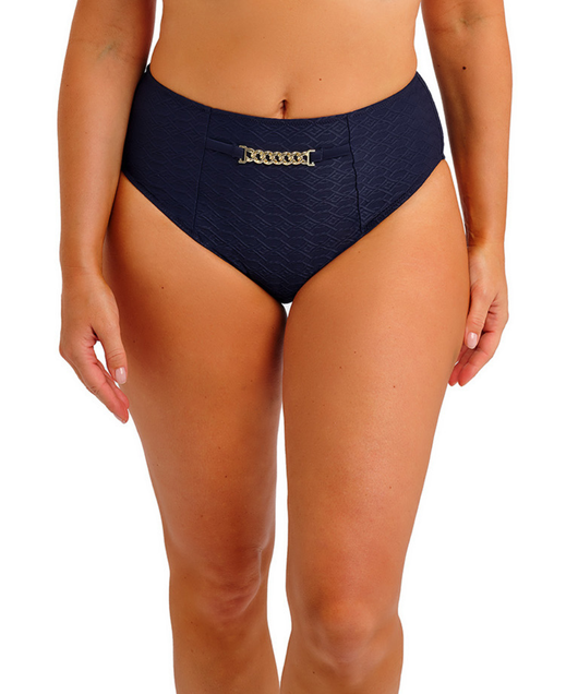 Azores High Waist Bikini Brief (Midnight) by Fantasie