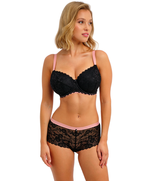 Offbeat Padded Half Cup (Black) by Freya