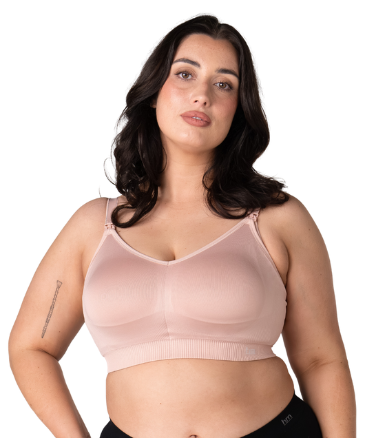 My Everyday Multifit Busty Nursing Bra (Dusty Pink) by Hotmilk