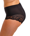 Reflect Hi Waist Brief (Black) by Fantasie 