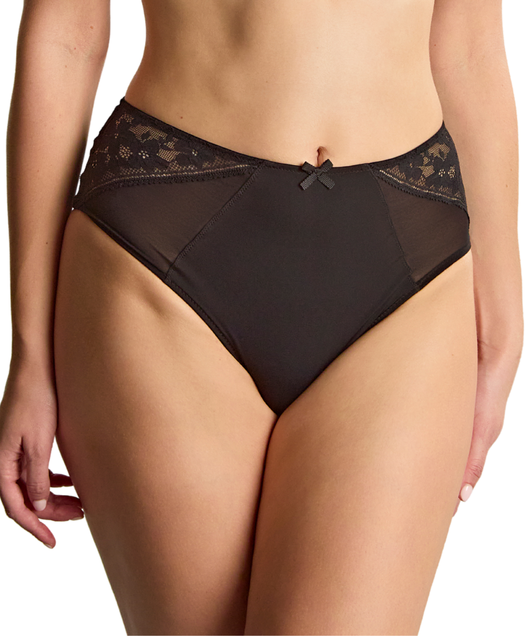 Celeste Deep Brief (Black) by Panache