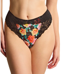 Envy High Waist Brazilian (Black Rose) by Panache