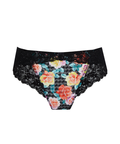 Envy High Waist Brazilian (Black Rose) by Panache