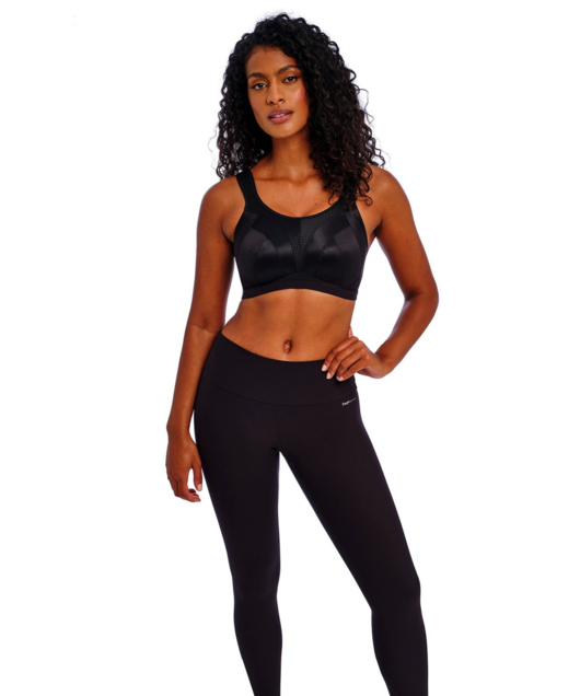 Dynamic Non-Wired Sports Bra (Jet) by Freya